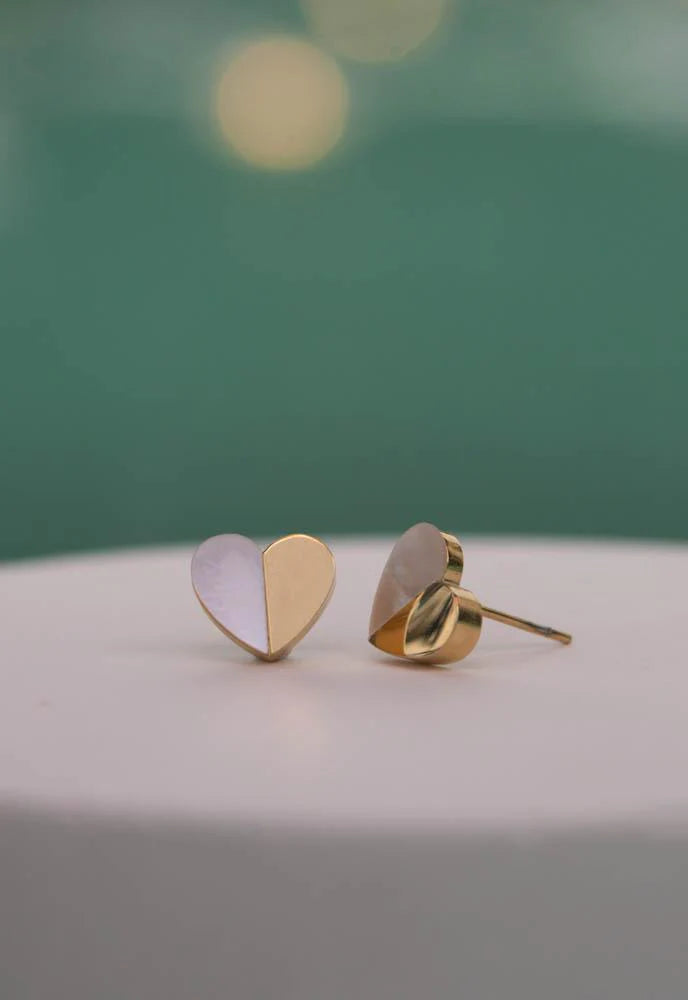 Evermore Heart Studs