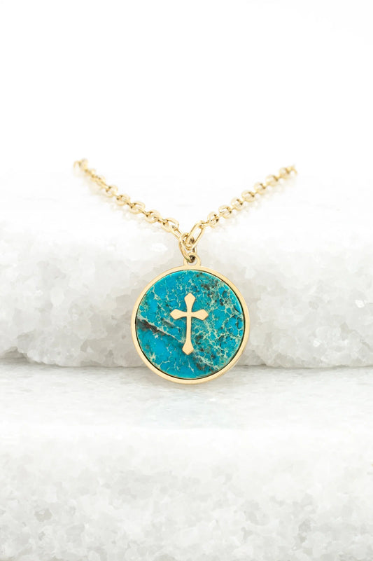 Anchored Cross Necklace