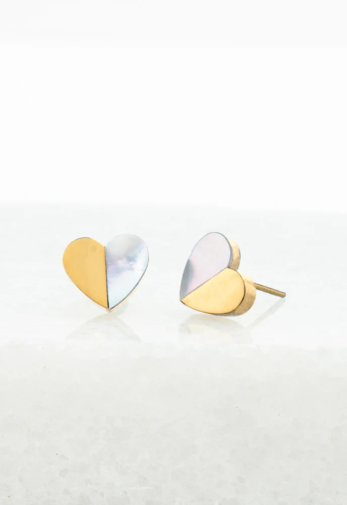 Evermore Heart Studs