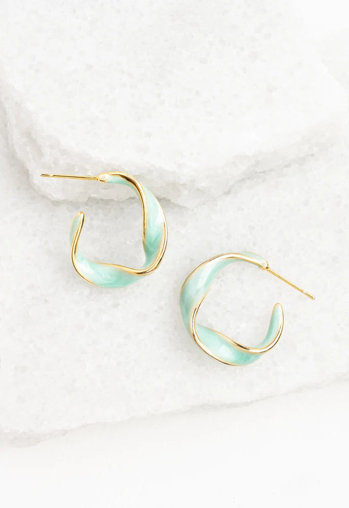 Mint Twist of Hope Hoops