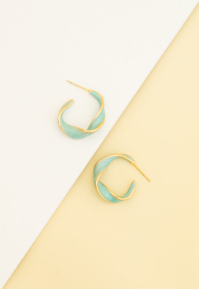 Mint Twist of Hope Hoops